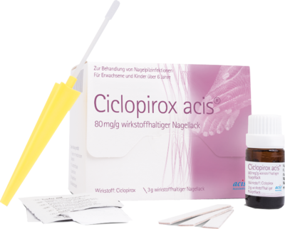 CICLOPIROX acis 80 mg/g wirkstoffhalt.Nagellack