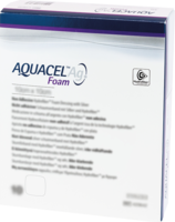 AQUACEL Ag Foam nicht adhäsiv 10x10 cm Verband