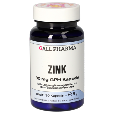 ZINK 30 mg GPH Kapseln