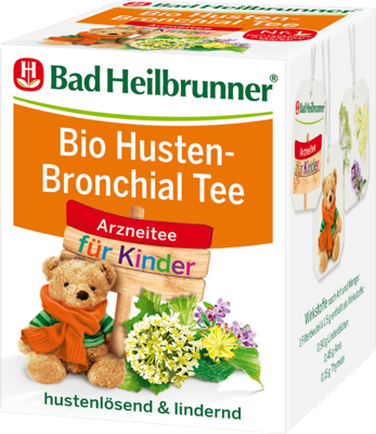 BAD HEILBRUNNER Bio Husten-Bronchial Tee f.Kdr.FB