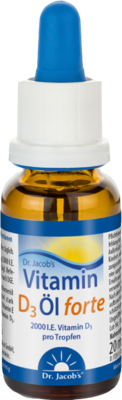 VITAMIN D3 ÖL forte 2000 I.E. hochdos.Dr.Jacob\'s