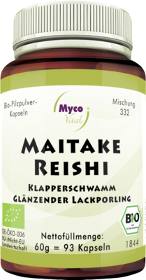 MAITAKE REISHI Pilzpulver-Kapseln Bio