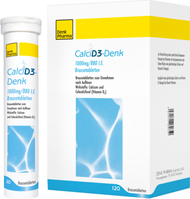 CALCI D3-Denk 1.000 mg/880 I.E. Brausetabletten