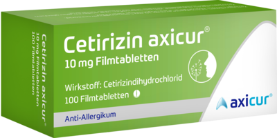 CETIRIZIN axicur 10 mg Filmtabletten