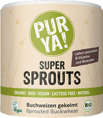 PURYA Super Sprouts Bio Buchweizen gekeimt Pulver