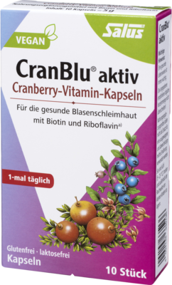 CRANBLU aktiv Cranberry-Vitamin-Kapseln Salus