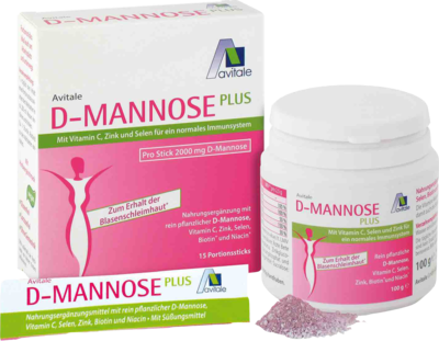 D-MANNOSE SPARSET 15xSticks+100 g Pulver