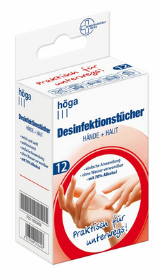 DESINFEKTIONSTÜCHER Hände+Haut