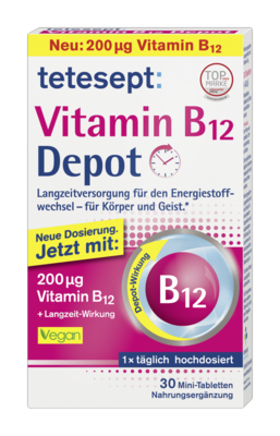 TETESEPT Vitamin B12 Depot 200 µg Filmtabletten