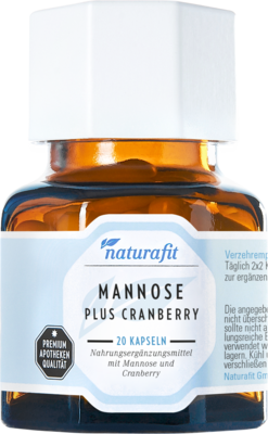 NATURAFIT Mannose plus Cranberry Kapseln