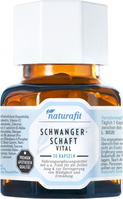 NATURAFIT Schwangerschaft Vital Kapseln