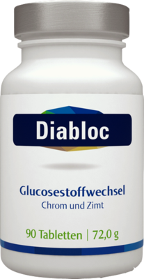 DIABLOC Zimtrindenextrakt+Chrom vegi Kautabletten