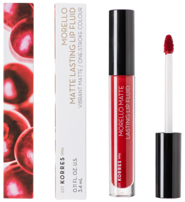 KORRES Morello Matte Last Lip Fluid 59 brick red