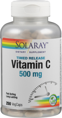 VITAMIN C 500 mg m.Hageb.& Acerola verzög.Solaray