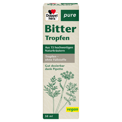 DOPPELHERZ Bitter Tropfen pure